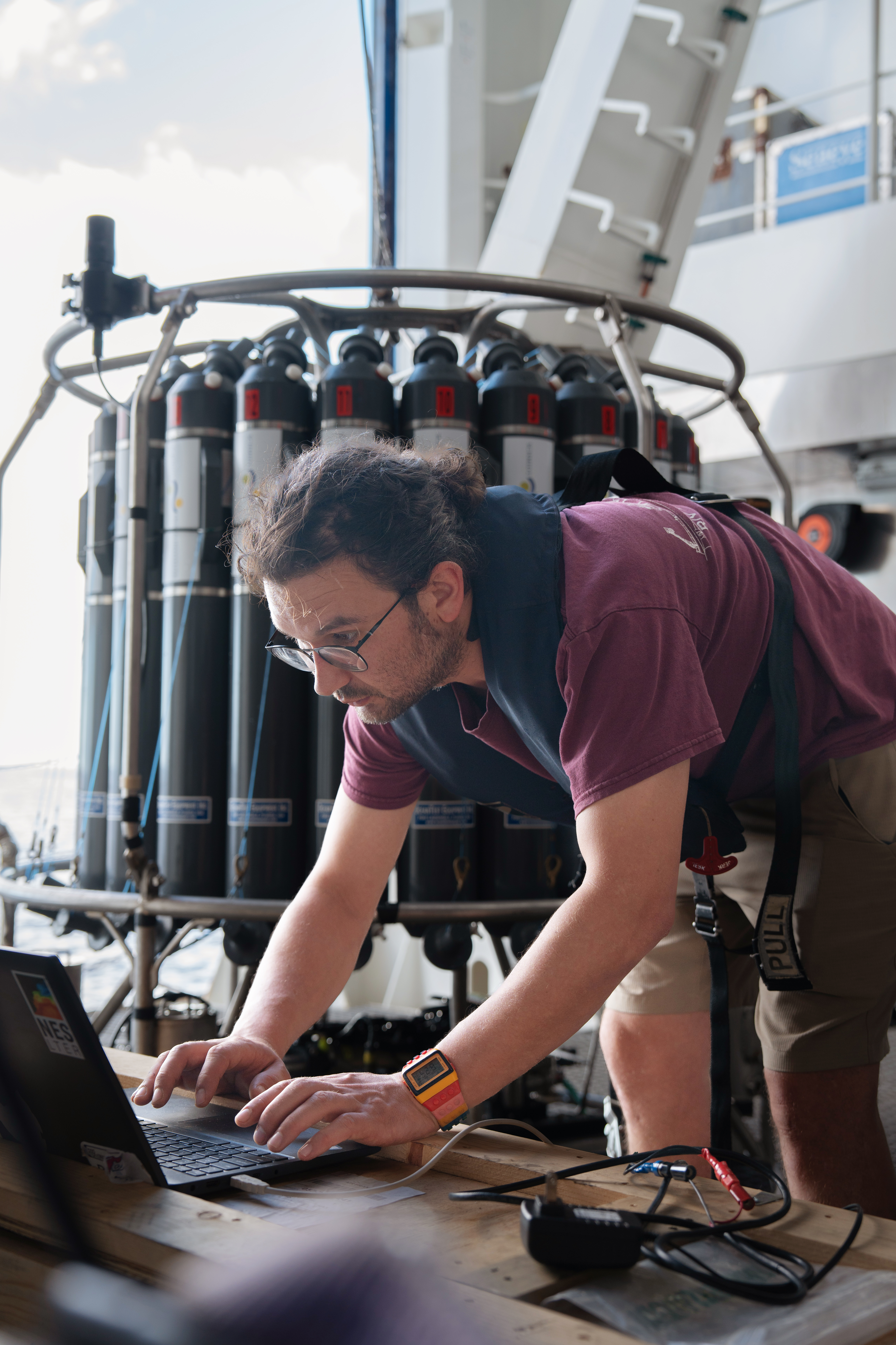 CTD sampling operations