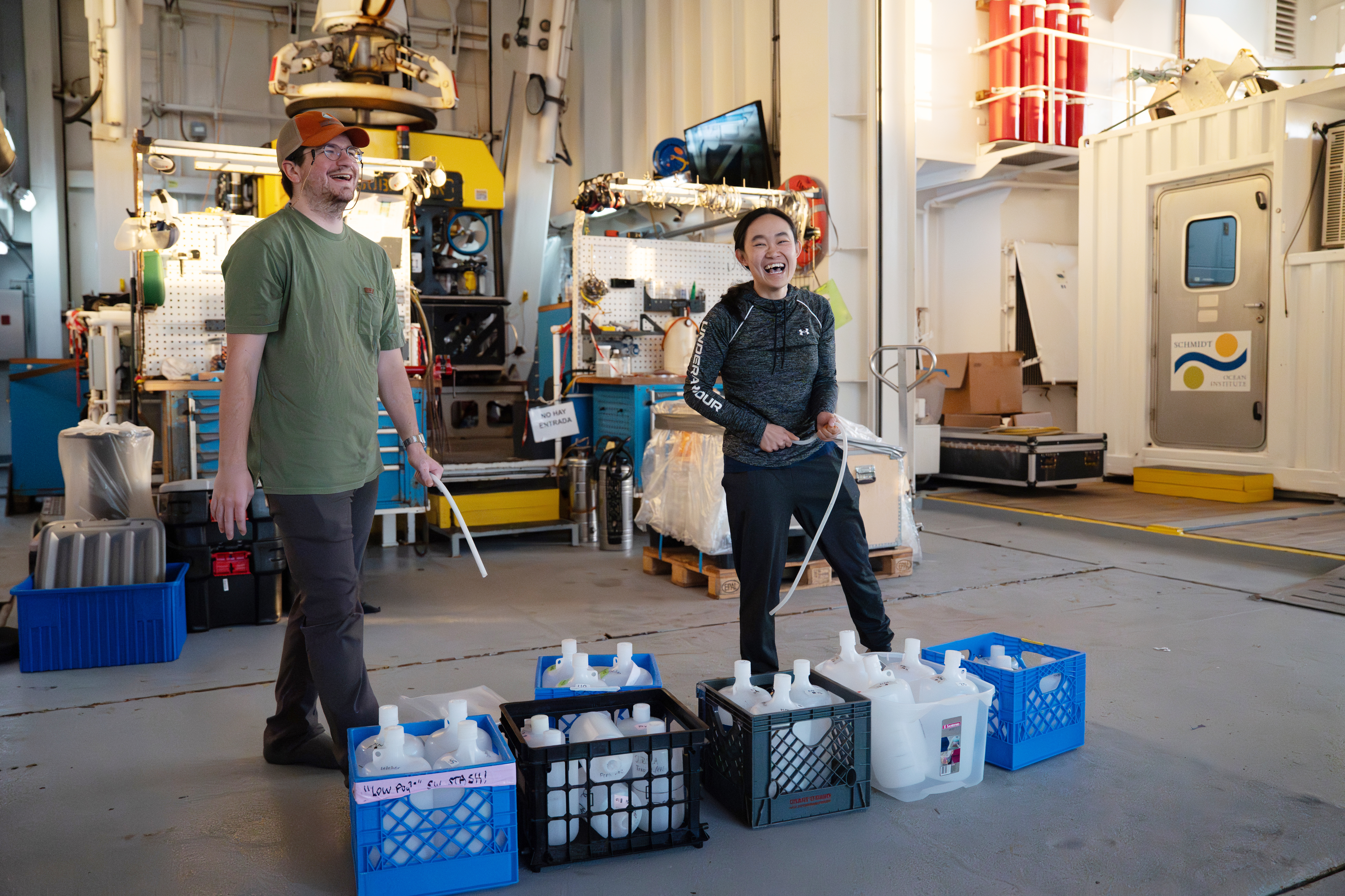 CTD sampling operations